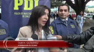 Lanzan campaña para evitar robos en el mes de marzo en Osorno.