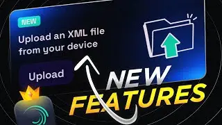 Alight Motion New Feature || No Need Google Drive To Import Xml File