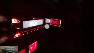 Audi A4 B5 действие антидождь на лобовом стекле, еду в дождик мелкий