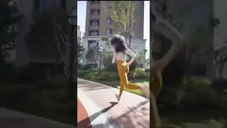 레깅스 입고 런닝하는 언니  #shorts