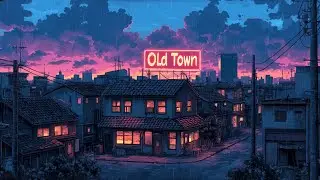 Nostalgic Lofi Hip Hop Beats 🌌 Dive Into Japan’s 1980s & 90s Old Town Ambience 🏙️ Lofi Rain Playlist