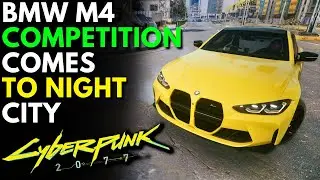 Cyberpunk 2077 - NEW BMW M4 COMPETITION 2021 CAR MOD