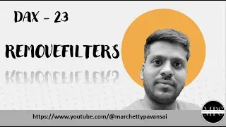 DAX | POWER BI | FILTER | REMOVEFILTERS Function