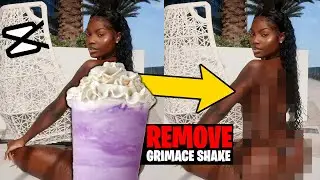 How to REMOVE Grimace Shake Capcut/TikTok | Remove Grimace Shake from TEMPLATE?