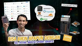 MEMBUAT MIKROTIK, OPENWRT, HOSTING, NAS SENDIRI MUDAH DENGAN ZimaBoard