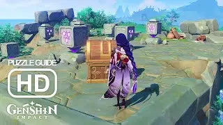 How to Solve Sangonomiya 8 Cubes Puzzle Phase 1 to 3 | Watatsumi Puzzle Cube  - Genshin Impact 2.1