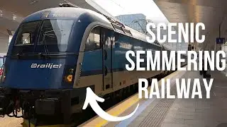 Train Journey With AMAZING Scenery | CD Railjet Vienna to Graz Review
