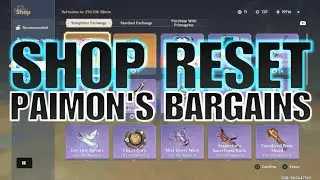 Genshin Impact SHOP RESET PAIMON'S BARGAINS for June 2022