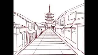 Kyoto One Point Perspective