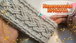 🔥🤩We are knitting an incredibly BEAUTIFUL HEADBAND! ✔️Crochet for BEGINNERS