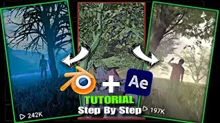 3 Hours of Editing in Blender Green Screen Viral Vfx on Instagram Tutorial Step by Step #blender