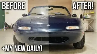 Barn Find Miata - First Wash in 5 Years! (Extremely Satisfying)