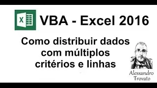 # 84 Excel VBA - Distributing values based on criteria and multi-line
