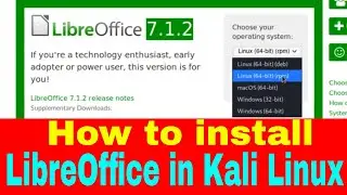 How to install libreoffice in Kali Linux not rpm full Tutorial in Hindi