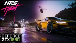 NFS Heat Test in GTX 1650 [1080p Low, Med, High, Ultra Settings] on 2024