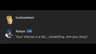 Saying Nothing to Some Genshin Impact Character AI | Genshin Impact Character AI