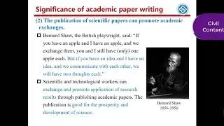 Significance of academic paper writing | Civil Engineering Content |