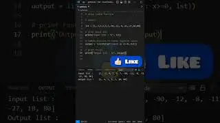 Remove Negative Numbers | Lambda Function | Python Program | 