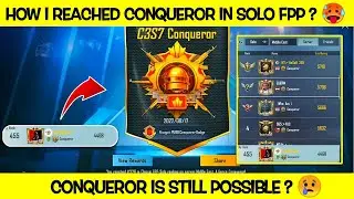 How I Reached Conqueror in Solo Fpp in C3S7🥵 Should you Continue Your Rank push ? 😬