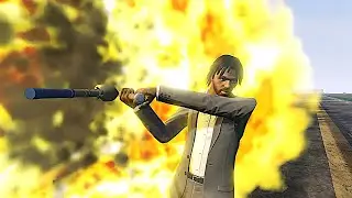 GTA 5 - RPG vs Baseball Bat