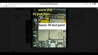 Honor 70 Fne-an00 Fne-nx9 Test Point Edl World First