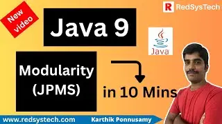 # 203 Java 9 | Modular Programming | Modularity |How to create a Module?|JPMS Java [2023] RedSysTech
