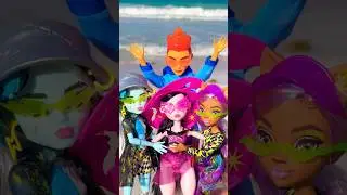 МОНСТРЫ НА КАНИКУЛАХ #monsterhigh scare adise island Дракулаура