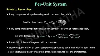 Per Unit System