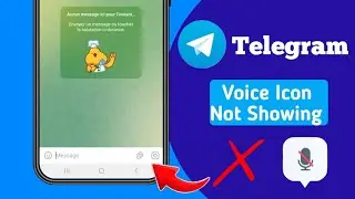 How To Fix Telegram Voice Message Button Missing | Telegram Voice Message Not Showing