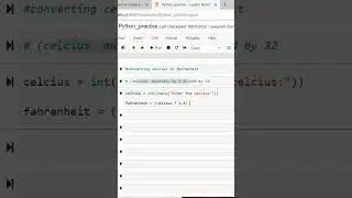 Converting Celcius to Fahrenheit in Python