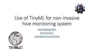 Use of TinyML for non invasive hive monitoring system
