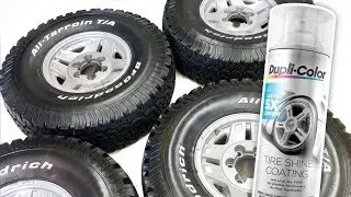 How to Apply Dupli-Color Tireshine 5x Spray on Truck Tires