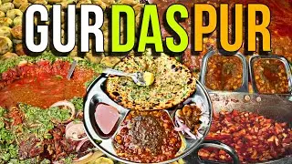 Famous Foods of गुरदासपुर PUNJAB | Neelu NAAN Chhole, कच्चा ढाबा Ki Daal Tadka, Disco Paneer Tikki