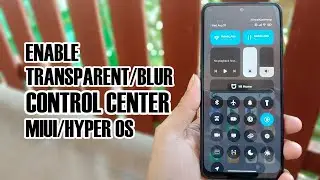 Cara Control Center Jadi Transparan Rekomendasi Tema HyperOS MIUI Tembus Transparan Control Center