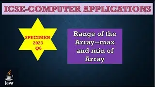 Specimen Paper 2k23-Q6||COMPUTER APPLICATIONS