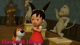 Английский язык для малышей - Мяу-Мяу - Haunted House (Дом с привидениями) - учим английские слова
