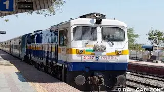 01413 Nizamabad - Pandharpur Express | ICF Coach Added in Pandharpur Express | WDP4D Passenger Train