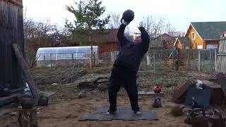 60 KG KETTLEBELL HAND TO HAND TOSSING AND PALM PRESS ЖИМ ГИРИ 60 КГ НА ЛАДОНИ ПО ДЦ
