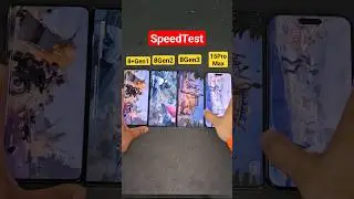 8Gen3 vs 8Gen2 vs 8+Gen1 vs 15ProMax SpeedTest🔥🔥🔥