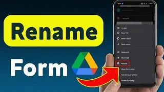How To Rename A Form In Google Drive (Updated)