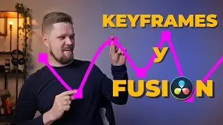 Анімація текста у Fusion | Моушен графіка з Keyframes і Spline в Davinci Resolve