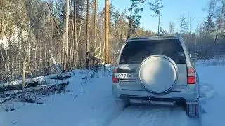 Suzuki Escudo, покатушки в лесу.