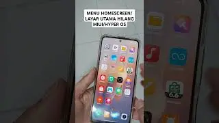 Menu Homescreen/ Layar utama hilang setelah mengaktifkan Lite Mode HyperOS/ MIUI #shorts