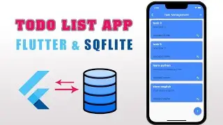 flutter todo app sqflite crud