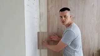 Ремонт в мелочах. Клею ламинат на стену, ЗАЧЕМ мне СТАМЕСКА? А она пригодилась. 