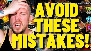 6 CRUCIAL MISTAKES TO AVOID in RAID Shadow Legends