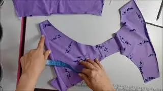 how to sew underwear briefs top for beginners, knitwear in an hour / DIY lingerie set, knickers