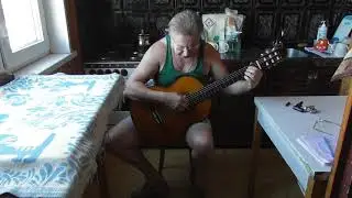 Показ готовой гитары с натянутыми струнами(видео №416).