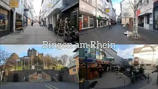 Bingen City walk (Bingen am Rhein) | Christmas 2022 | Germany Tour