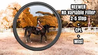 Neewer Variable Magnetic and Black Mist ND Filters Review!